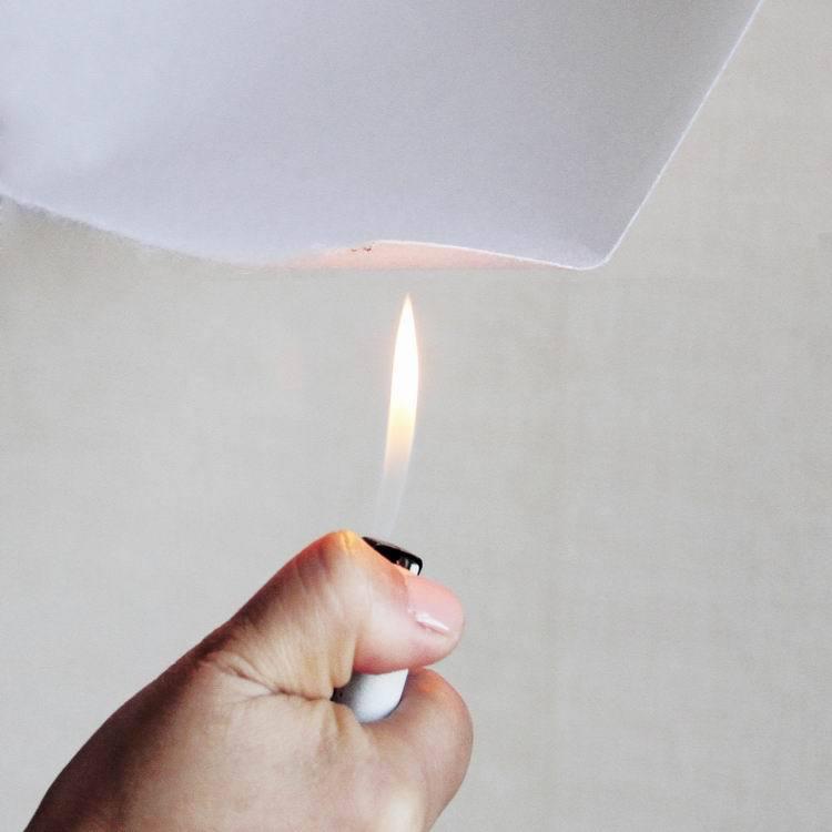 灰色防火阻燃布料